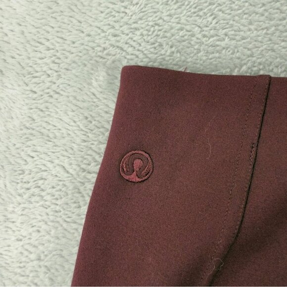 Lululemon Stretch Knit High-Rise Pull-On Pant - Red Women's Size Small - Picture 7 of 15